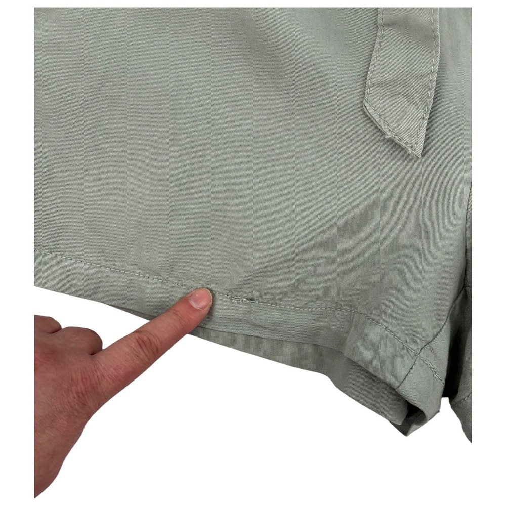 Sanctuary Tencel Paperbag Tie Waist Shorts Sage Green‎ Pull On Size S XH9009E001 - Picture 6 of 6